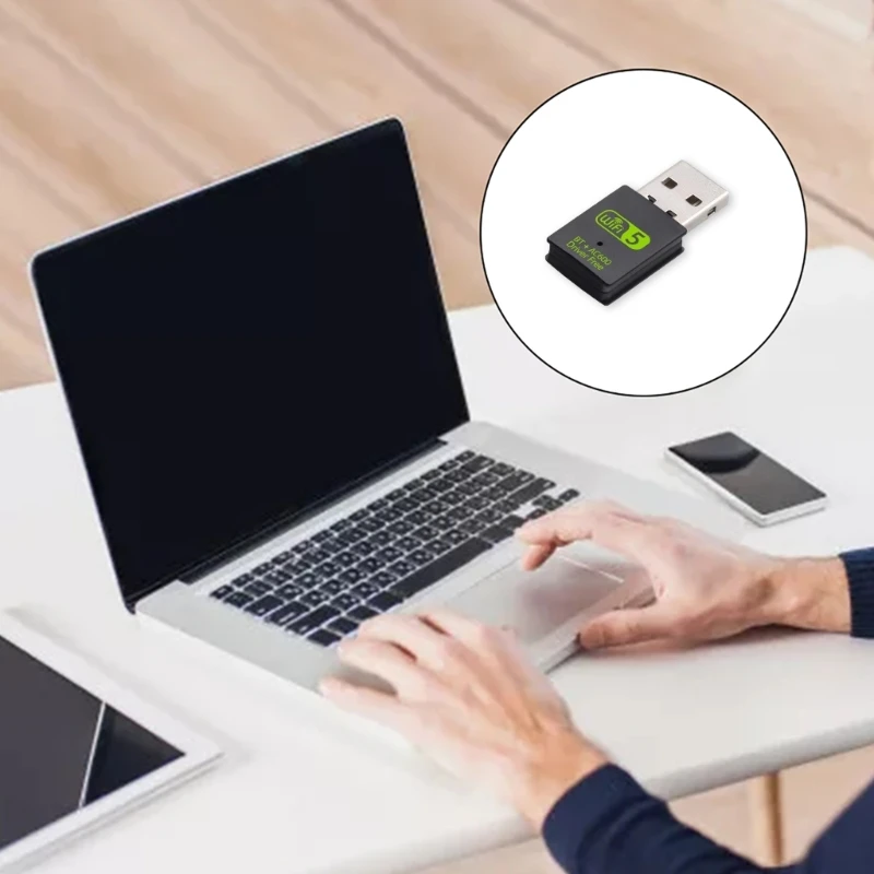 Wireless  Card USB Wifi Adapter BT+AC600 Mini USB WLAN Dongle 600Mbps