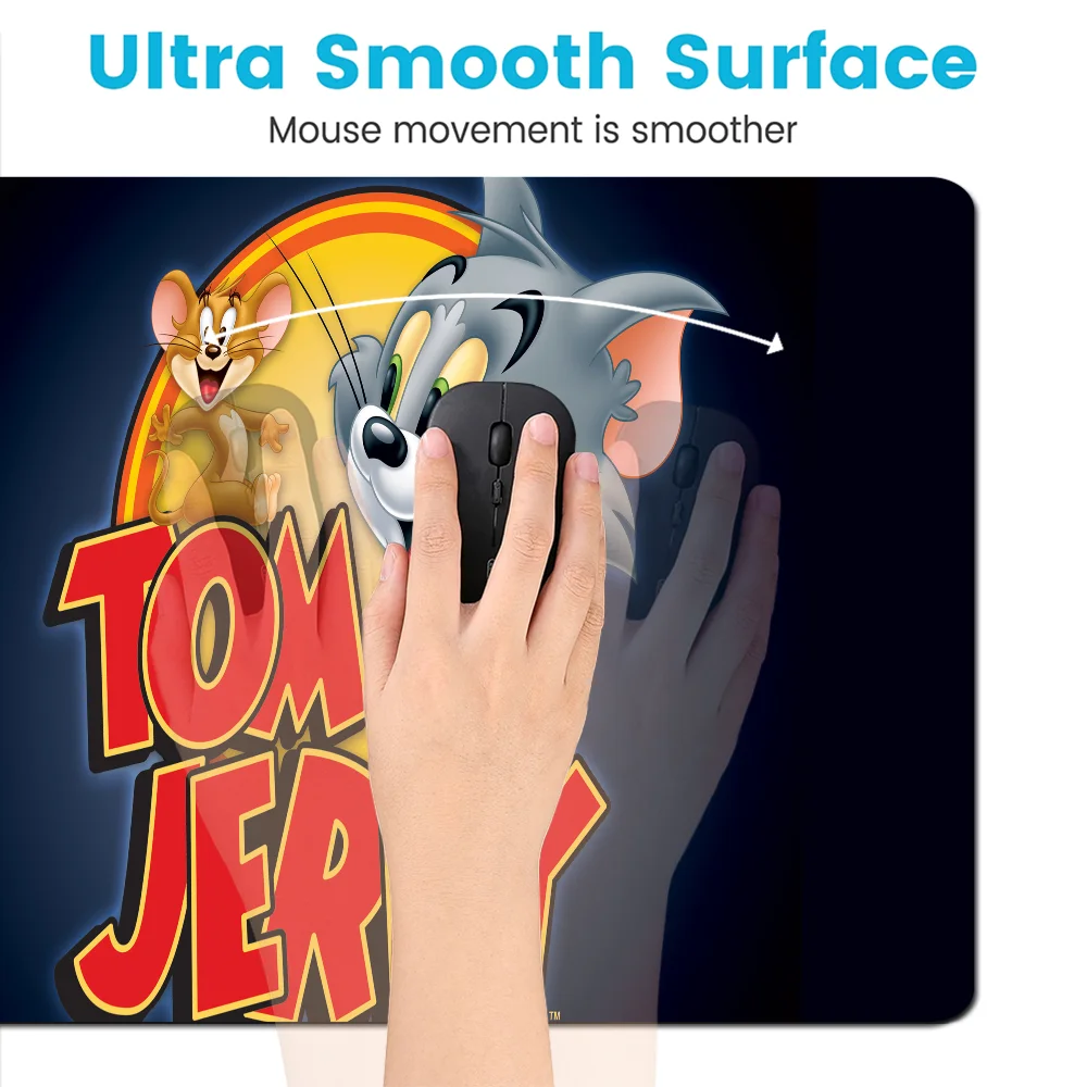 T-Tom And J-Jerry In Stocked Gamer Speed Mice Retail Small Rubber Mousepad Size For Game Keyboard Pad For Gamer