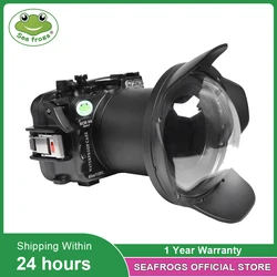 Seafrogs 40m/130ft Underwater Camera Housing Case For Canon EOS M6 Mark II diving Camera case