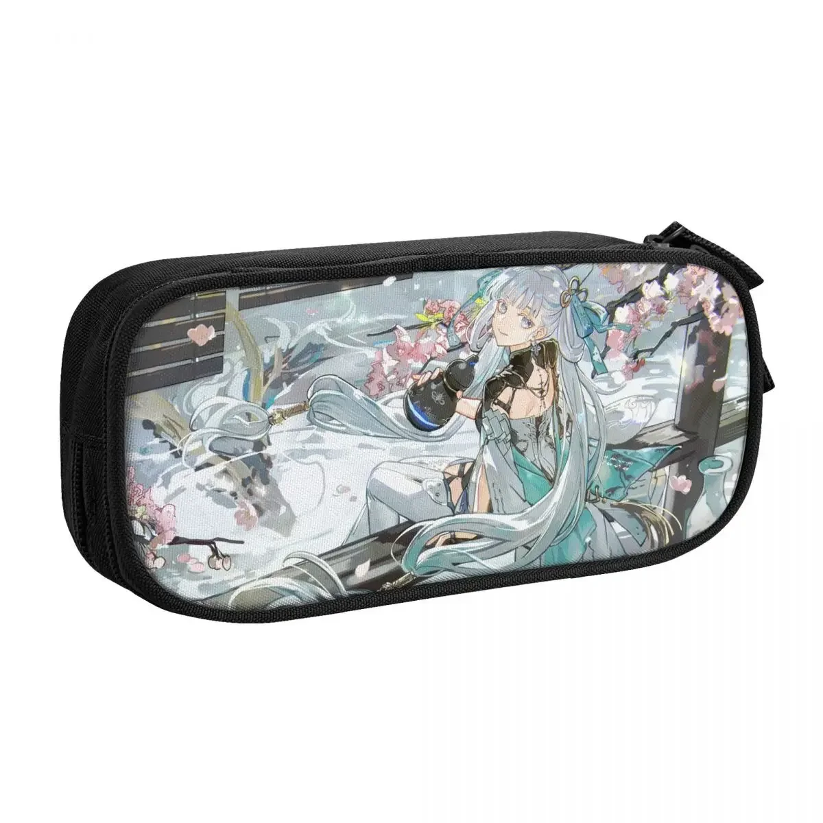 

Anime Wuthering Waves Big Capacity Pencil Pen Case Office College School Large Storage Bag Pouch Holder Box Organizer