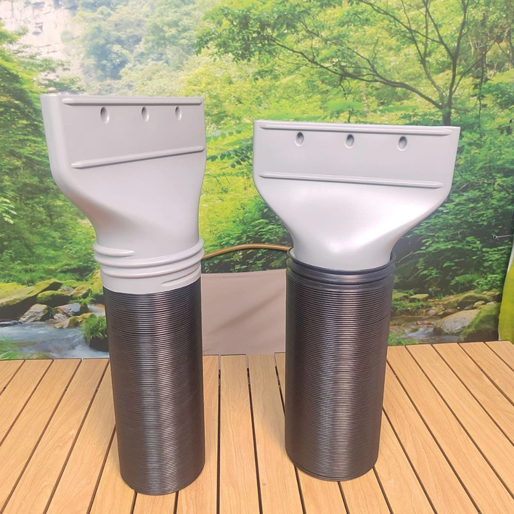 1pc Portable Air Conditioner Exhaust Duct Connector Flat-Mouth Adapter For Vehicle-mounted Air Conditioners Window Exhaust