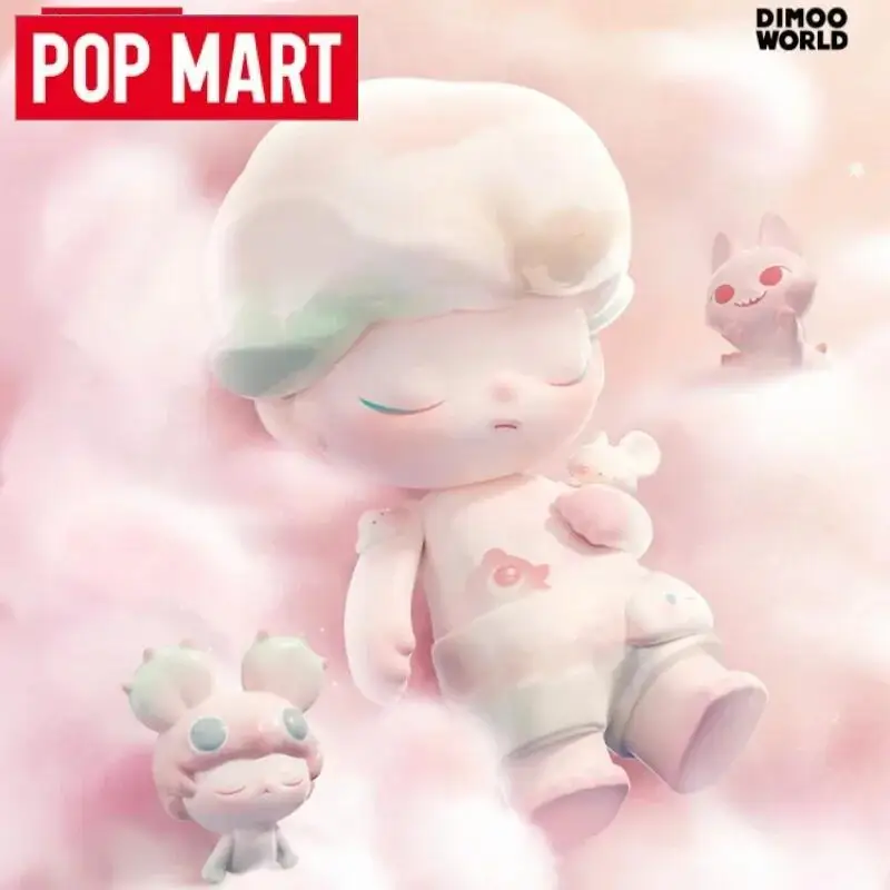 POP MART MEGA JUST DIMOO 400% Born By Dreams Series Blind Box Anime Action Figure Mystery Box Toys Ornament Figurines Home Decor