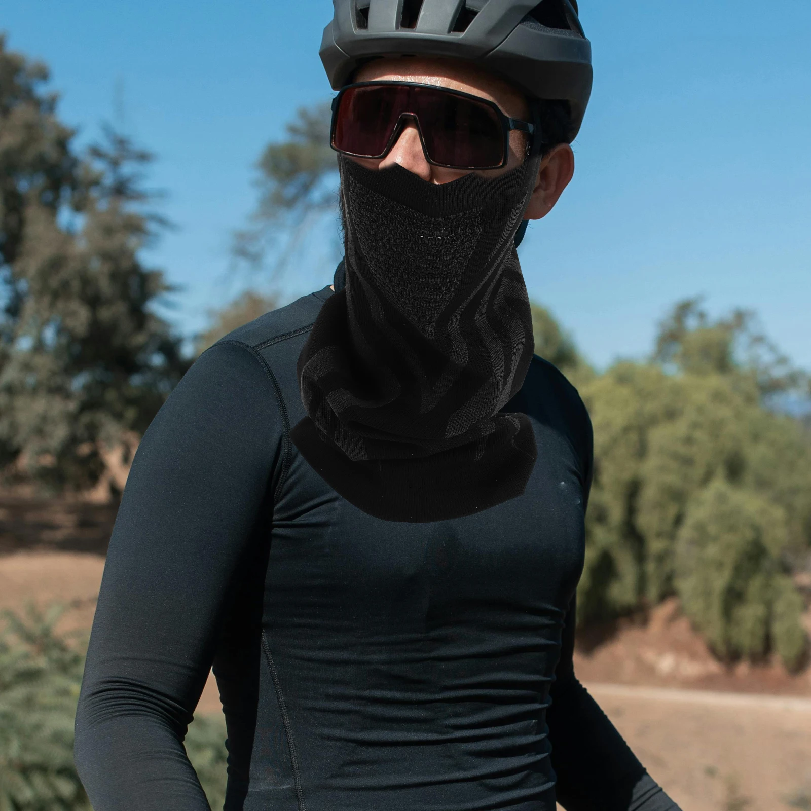 

Cycling Mask Balaclava Warm Neck Gaiter Windproof Face Cover for Men Women Ski Running Scarf Winter Fishing Gear