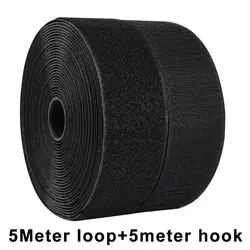 1/5Meter 50mm Wide Sew on Hook And Loop Velcros Non-Adhesive Fastener Tape Back Nylon Strips Fabric Fastener Sewing Accessories