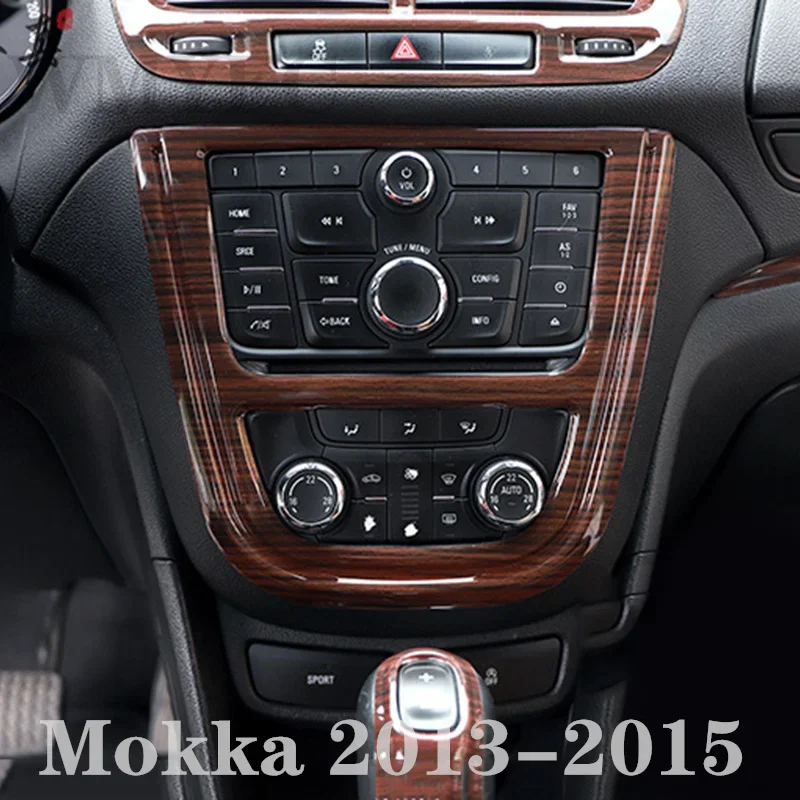 Car Center Console Control Panel Trim Interior Styling  For vauxhall mokka accessories 2013 2014 2015