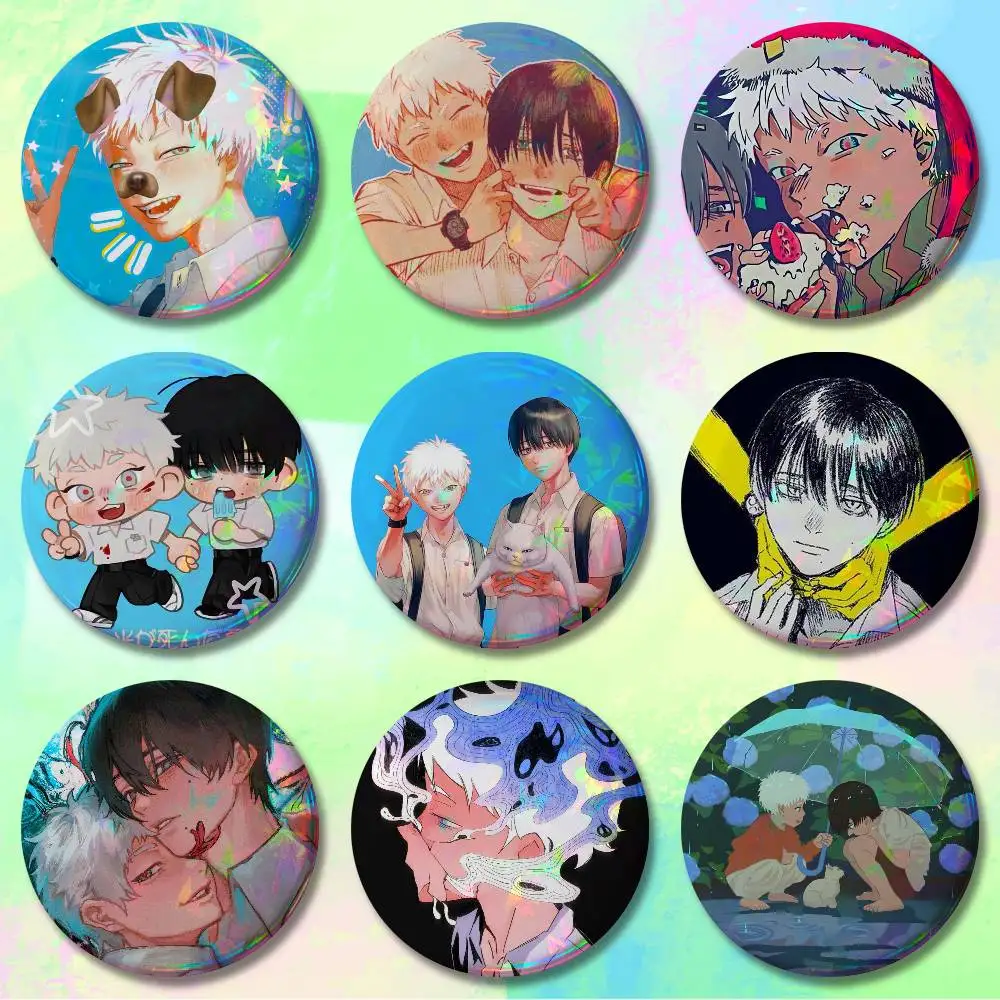 

The Summer H-Hikaru D-Died 58mm 44mm HD Print Brooch Badges Pretty Derby Round Display Brooches Lapel Pins