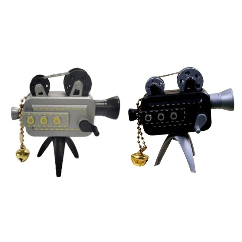 Mini Keychains projetores filmes retrô com operação manivela e projeção para diversão nostálgica