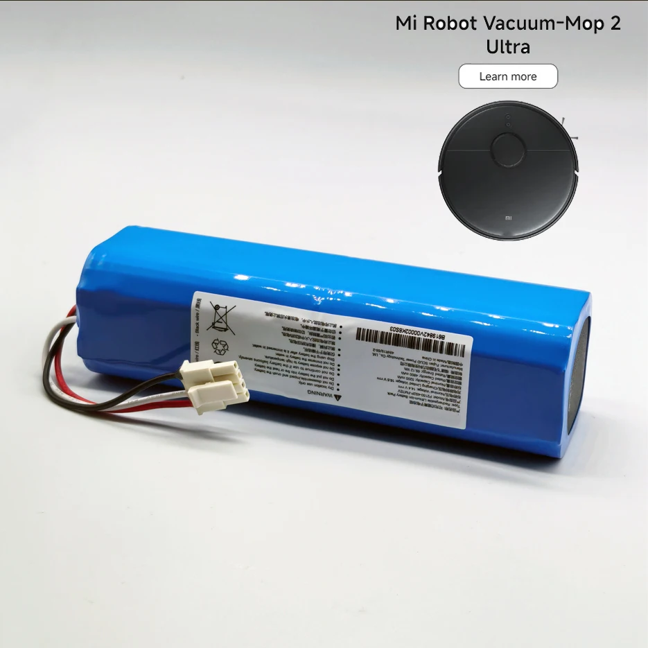 

14.4V 5200mAh Replacement Battery Pack For Xiaomi Mi Robot Vacuum-Mop 2 Ultra Robot Vacuum Cleaner Capacity Accessories Parts