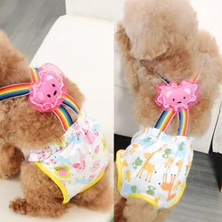 Pets Dog Diaper Washable Female Dog Shorts Panties Menstruation Underwear Briefs Physiological Pant Sanitary for Pets Supplies