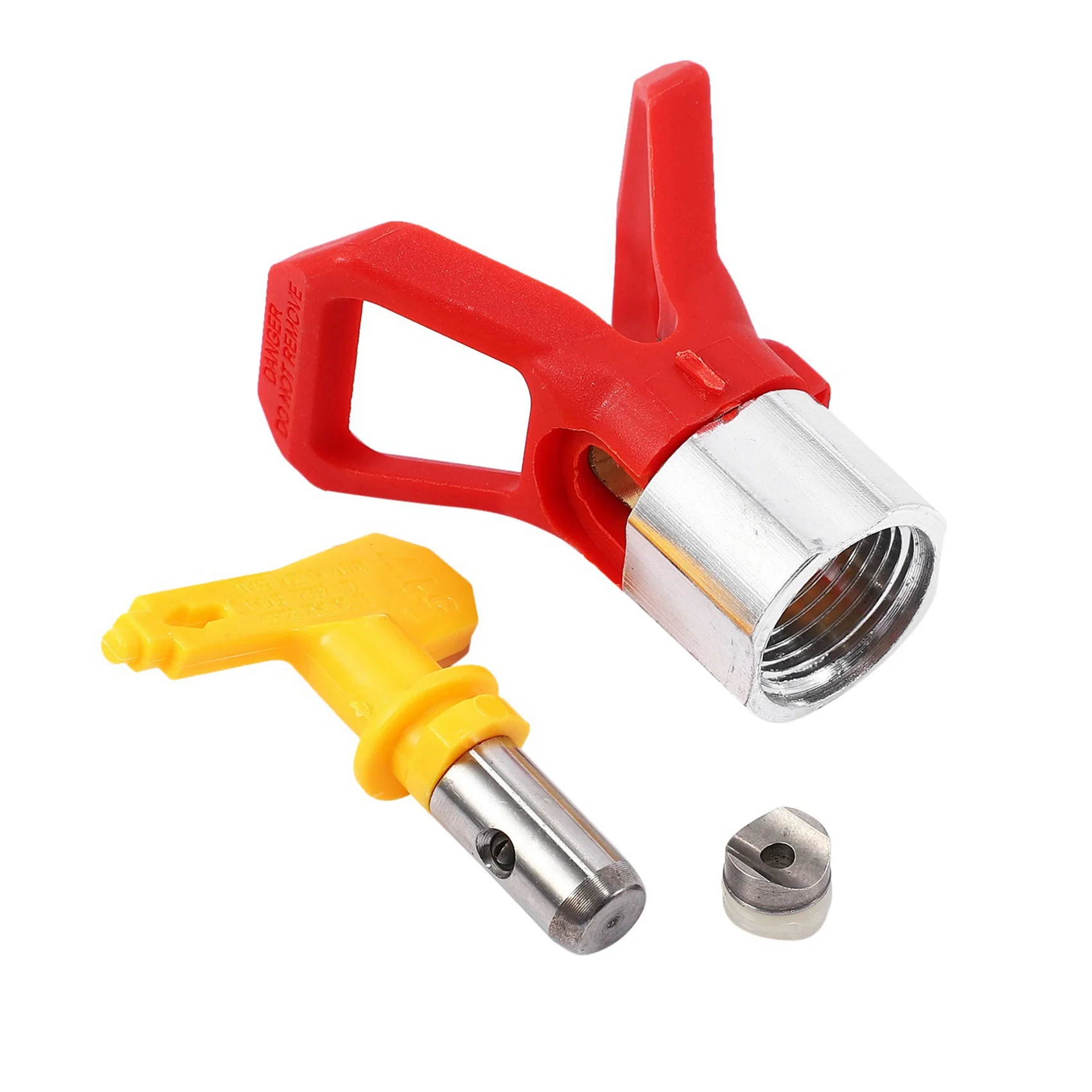 3X 3600 PSI High Pressure Airless Spray Gun Paint Gun Aluminum Spray Gun With 517 Spray Nozzle Seat Grille For Sprayer