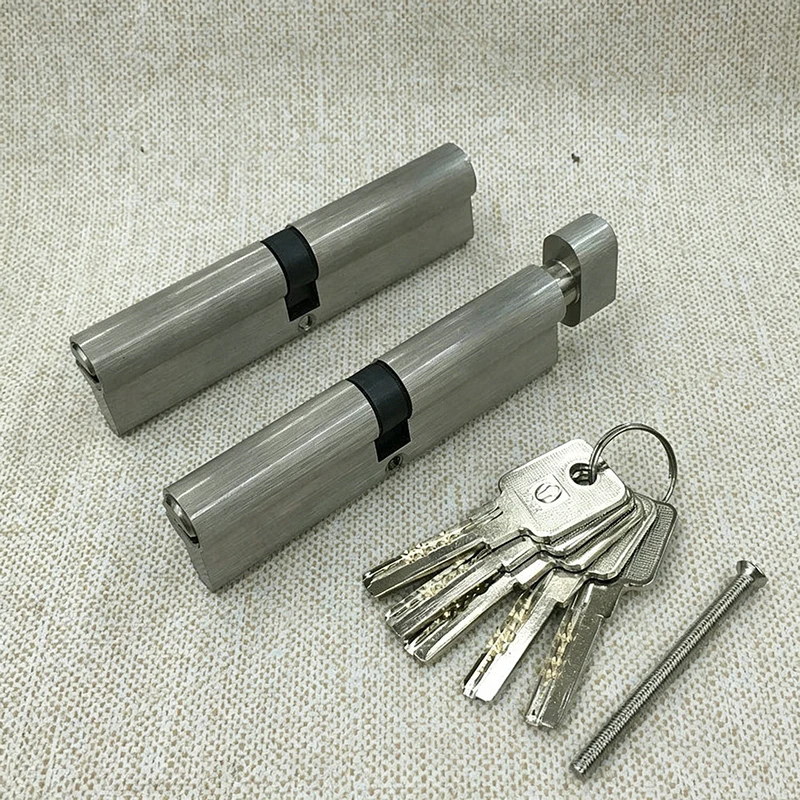 120mm Brass Open Lock with Cylinder Security Lock Handle for Door Or Window Customized Brass Key Included for Living Room