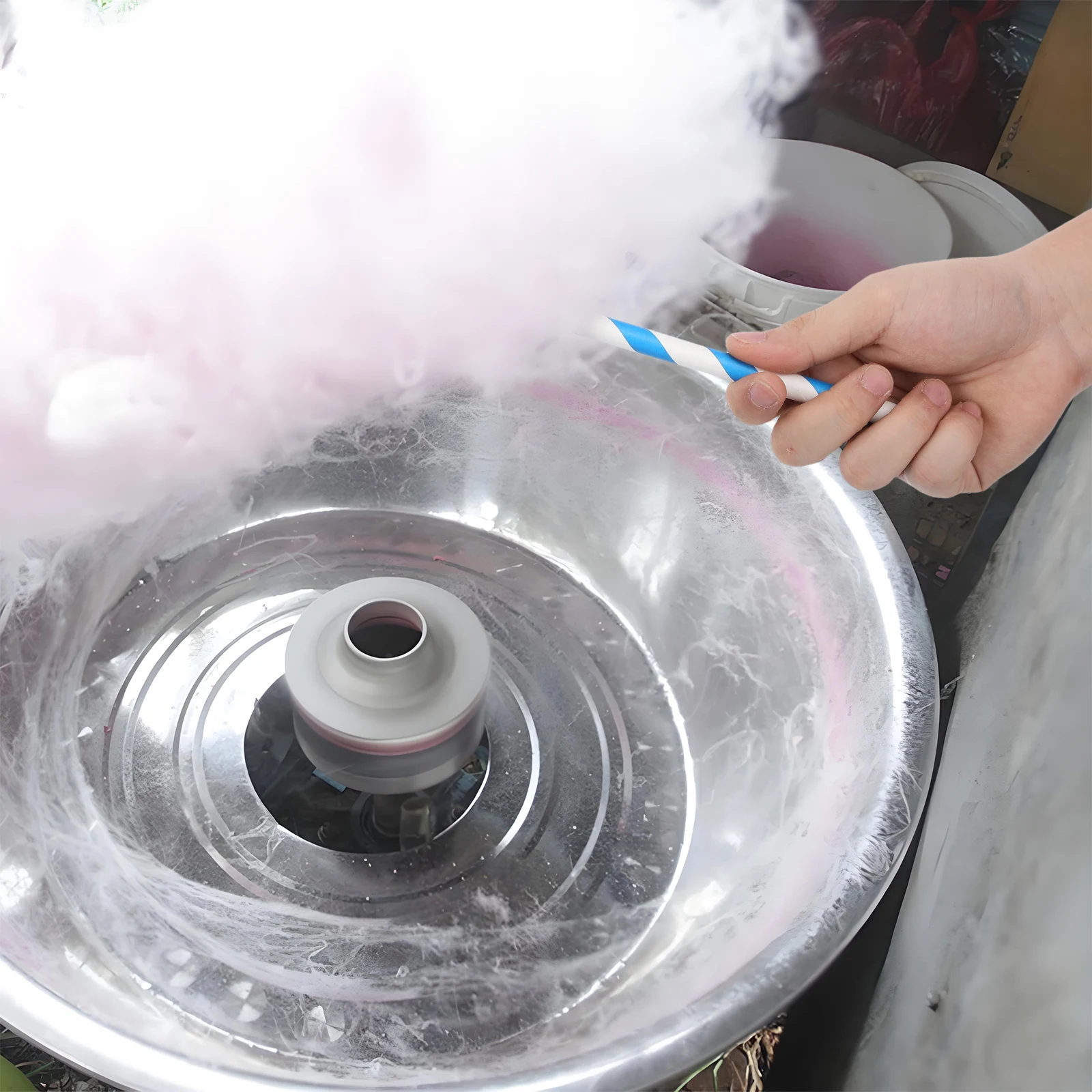 綿菓子機用紙棒10x300mm 消耗品 業務用 大量使用 イ - Cotton Candy Cone のレビューと価格