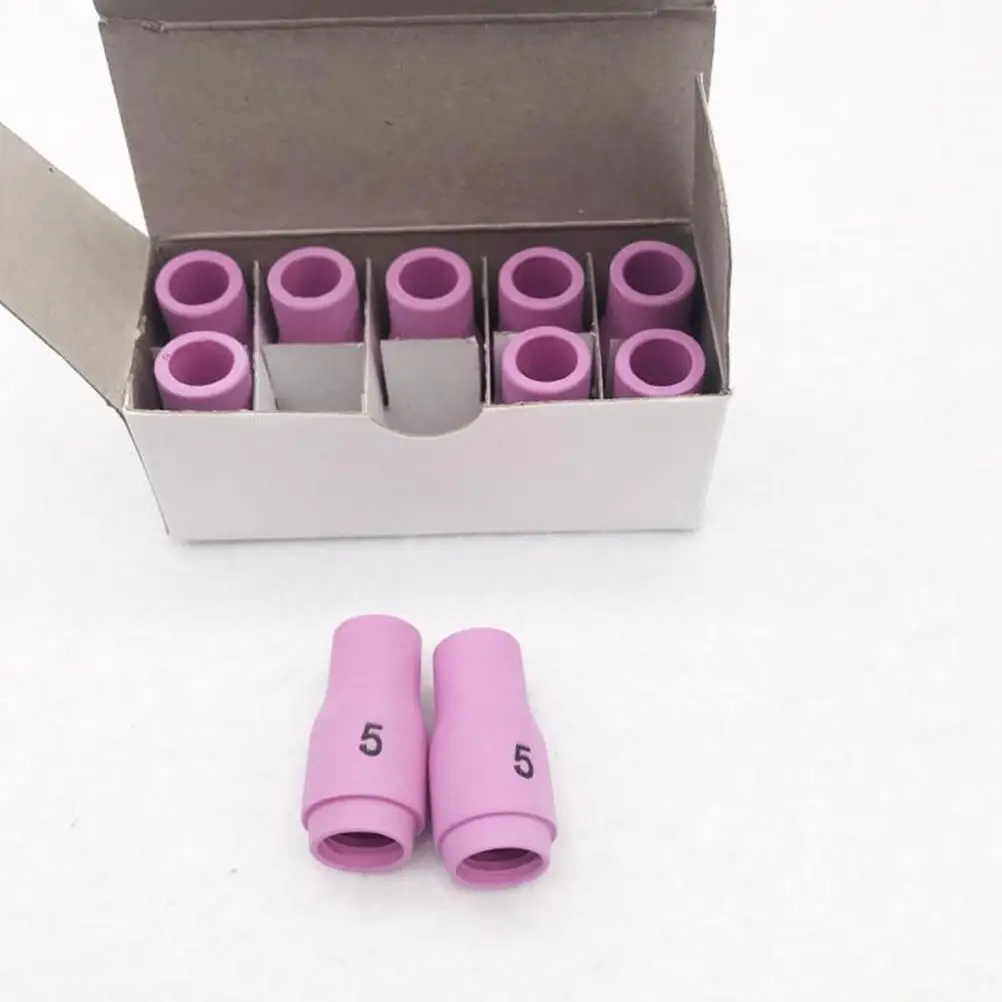 10 sztuk 13N09 dysze ochronne do spawania łukiem argonowym dysze ceramiczne kompatybilne z palnikiem spawalniczym-9-17-18-20-25-26