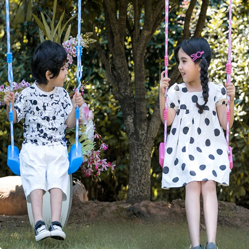 الأطفال الأولاد والبنات يتأرجح ألعاب الطيران حديقة يتأرجح الأطفال مقاعد معلقة اللعب ارتفاع قابل للتعديل الحبال داخلي في الهواء الطلق