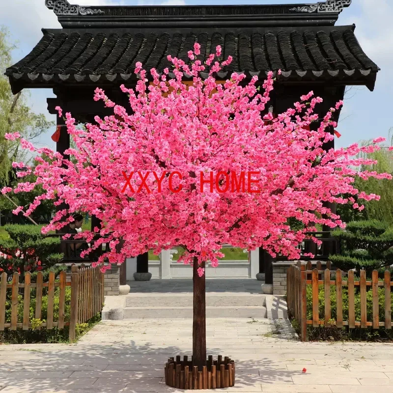 

Artificial Cherry Blossom Standing Artificial Flower Tree Wedding Decoration Hotel Home Living Room