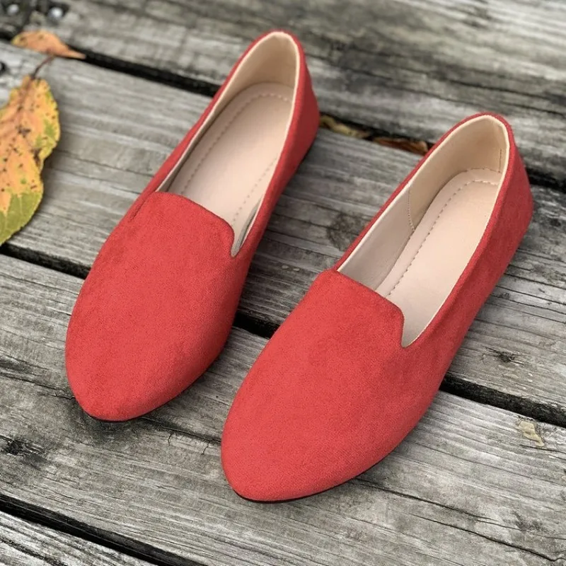 Spring Autumn Shoes for Women Comfortable Casual Slip on Flats Plus Size 36-43 Loafers Non-slip Zapatos De Mujer Women Shoes
