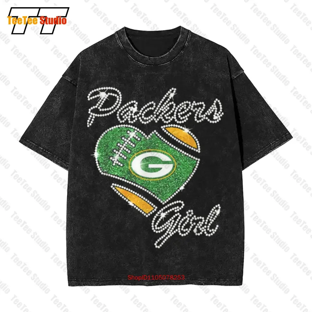 Packer Girl Heart Diamond Aesthetic Clothing T-Shirt 6XPJ