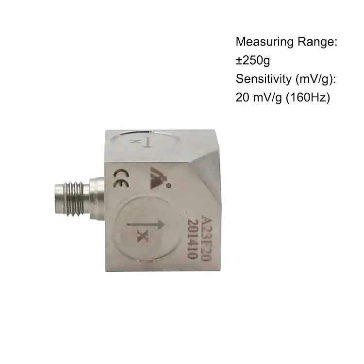 General Purpose (X, Y, Z) IEPE Piezoelectric Vibration Sensor Three Axis Accelerometer Sensor