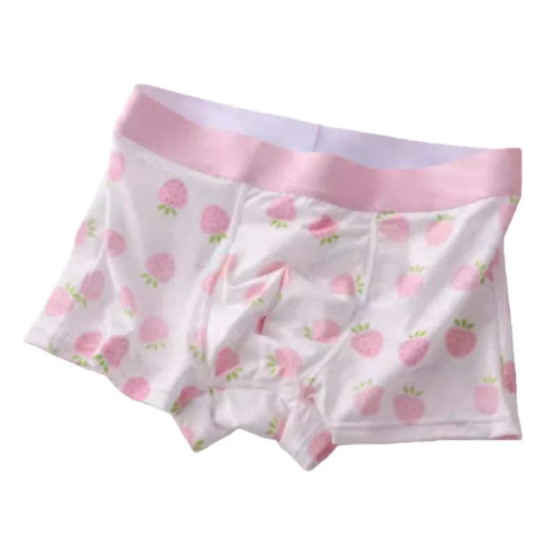 

Man Cute Cartoon Pattern Briefs Mid-Waist Boxer Soft Smooth Fashion Underwear LGBQ Bikini high elasticity BF Gifts Private Party
