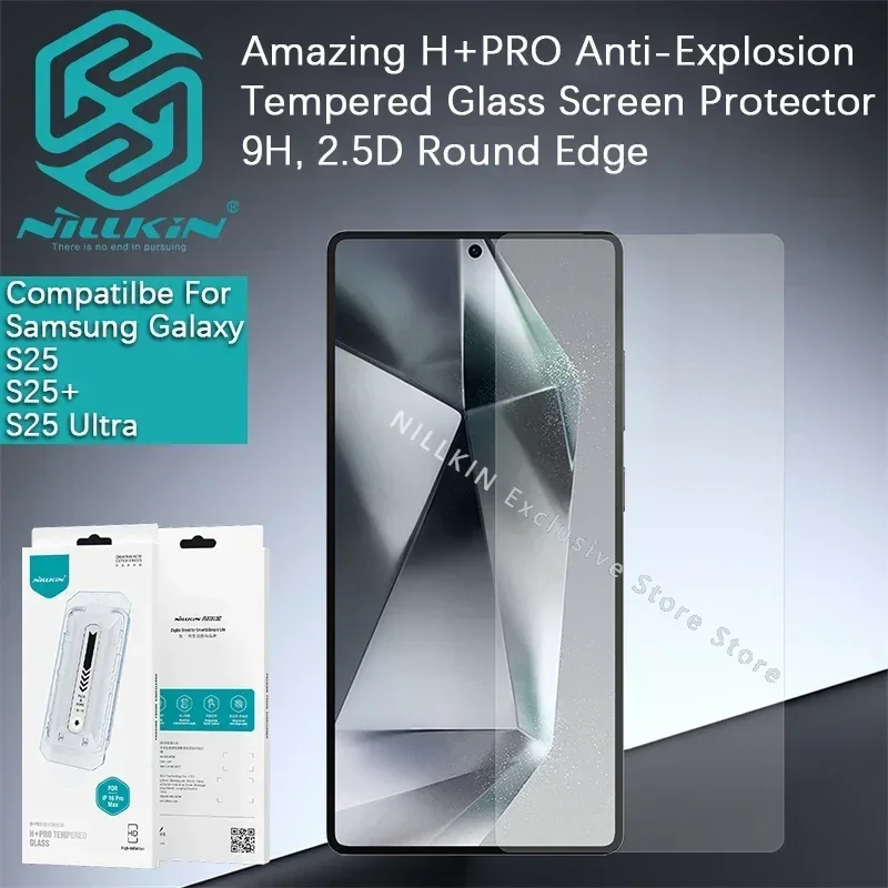 

Nillkin For Samsung Galaxy S25 Ultra/S25 Edge/S25 Plus H+PRO Half screen film tempered glass film protective film