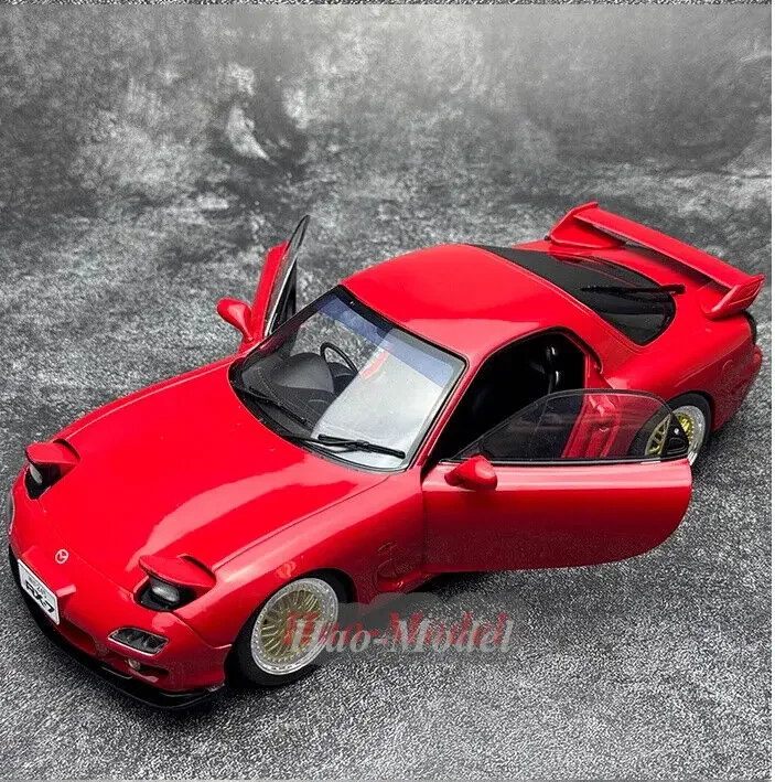 Solido 1/18 Voor Mazda RX7 FD RS 1994, Legering Diecast Model Auto Simulatie Jongens Verjaardagscadeau Hobby Display Ornamenten Rood/Groen