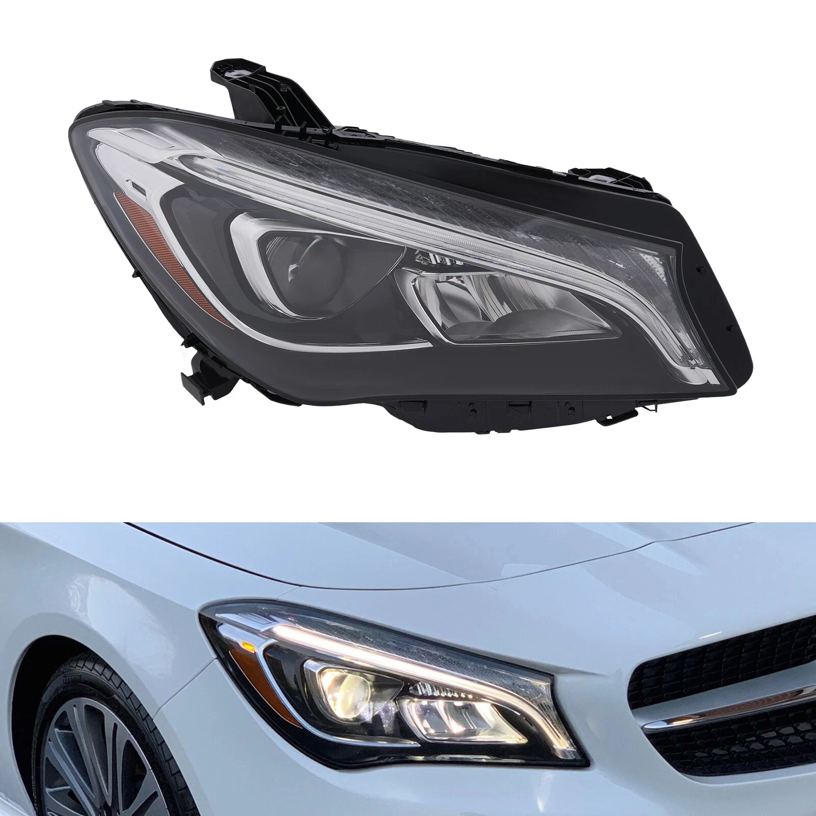 

Фара для Mercedes-Benz CLA-Class CLA250 2017-2019 гг. Светодиодная фара для пассажиров правая