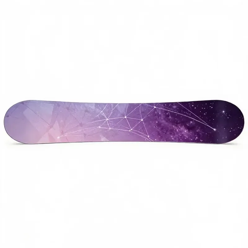 Tempus Premium Adult All-Mountain Snowboard Starry Sky Carbon Fiber Custom Edition for Winter Skiing Made in China