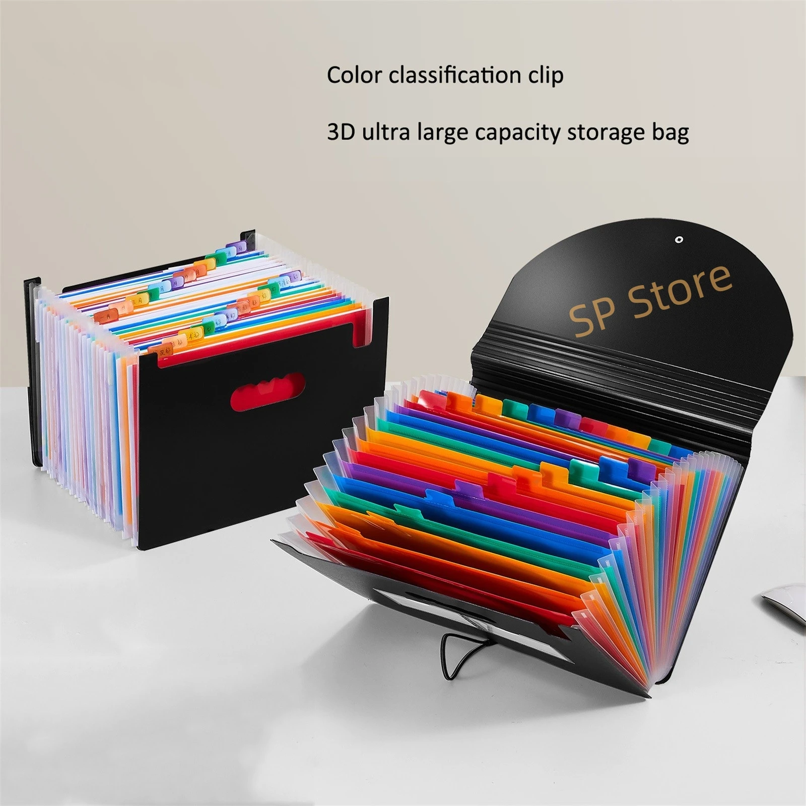 

Органайзер для файлов-гармошки формата А4, органайзер для ежемесячных квитанций с 12 карманами, расширяющиеся папки для файлов с большими яркими вкладками