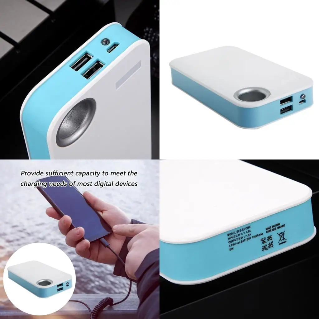 

Y1UB Portable 18650 Battery Storage Box For DIY Chargers Builds 5 Cell Capacity Easy Assembly Material