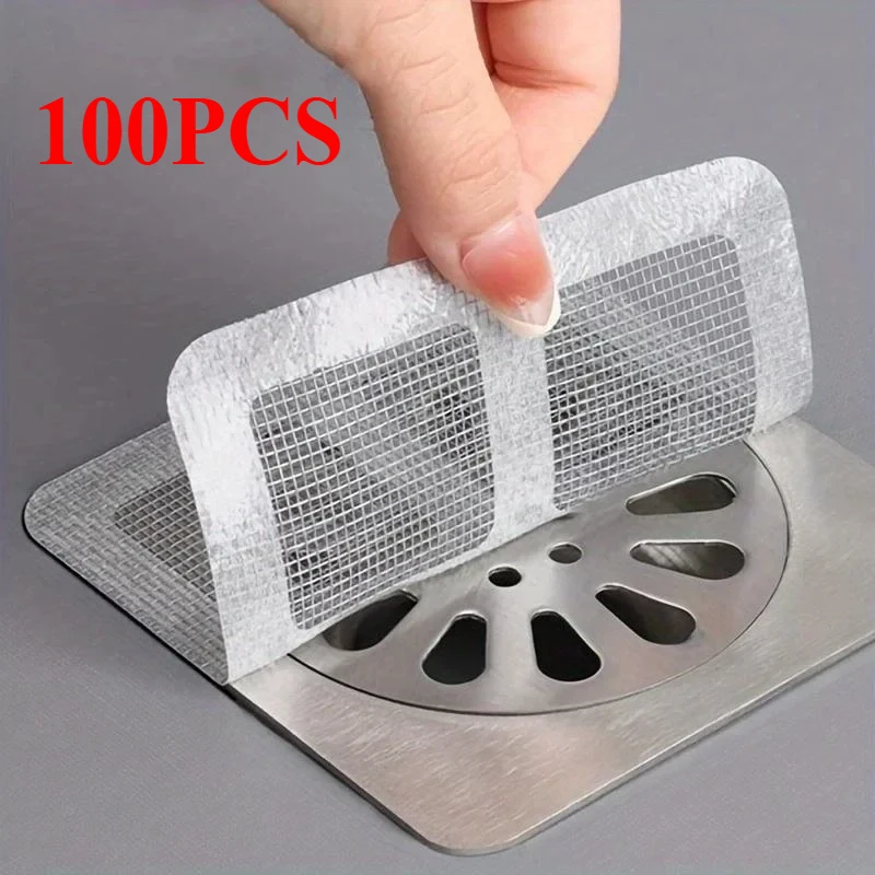 

Disposable Square Shower Drain Hair Catcher, Sink Hair Catcher, Hair Catcher Bathtub, Easy to Install, for Kitchens Bathrooms