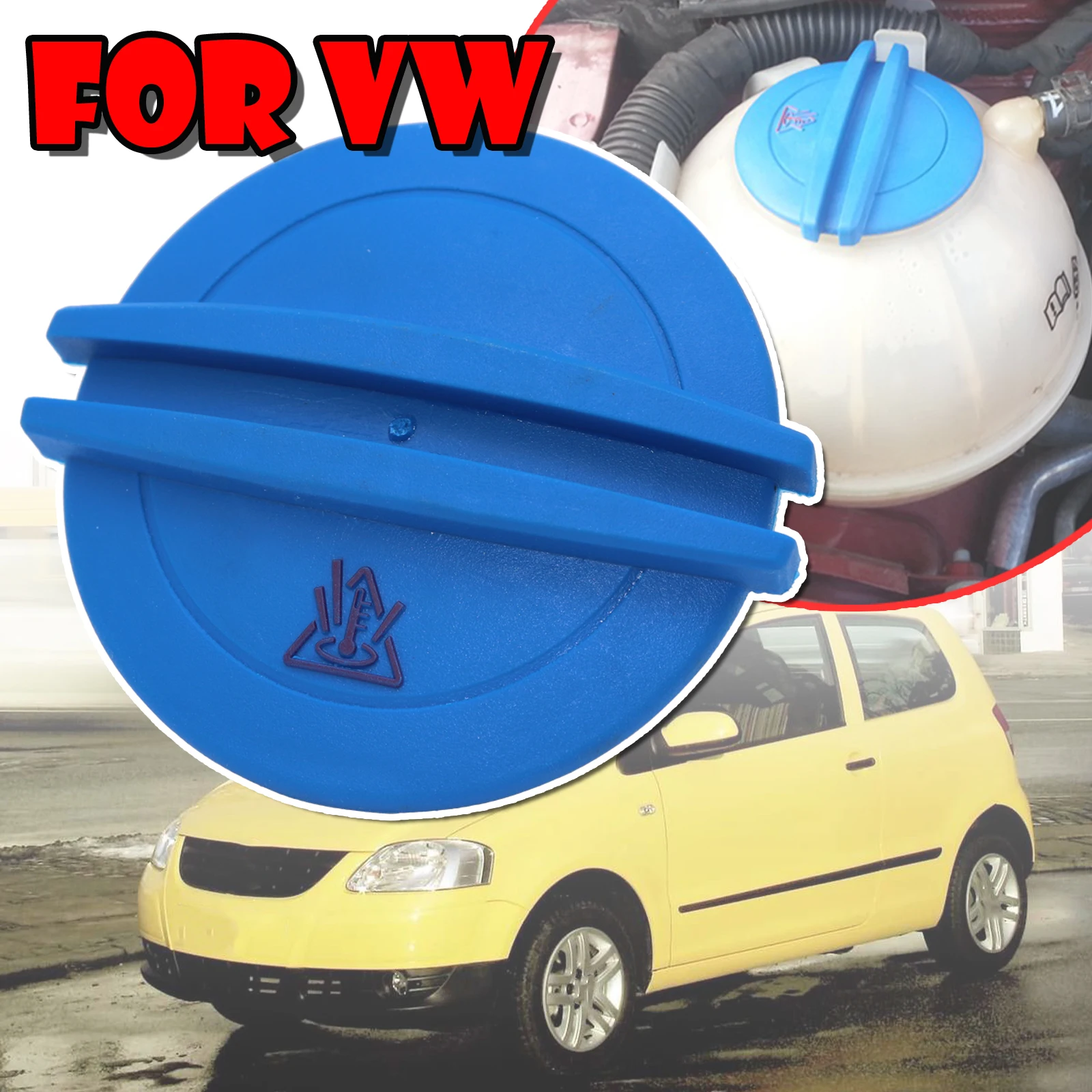 

Expansion Tank Cap For VW Eos Fox Gol Golf Polo Engine Coolant Recovery Lid Seal Header Overflow Bottle Reservoir Radiator Cover