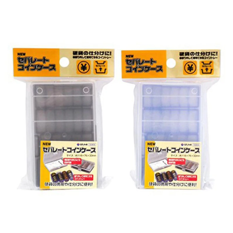 New Coin Box Clear Round Coin Cases Storage Capsules Display Cases Protection Organizer Collectibles Gifts Holder