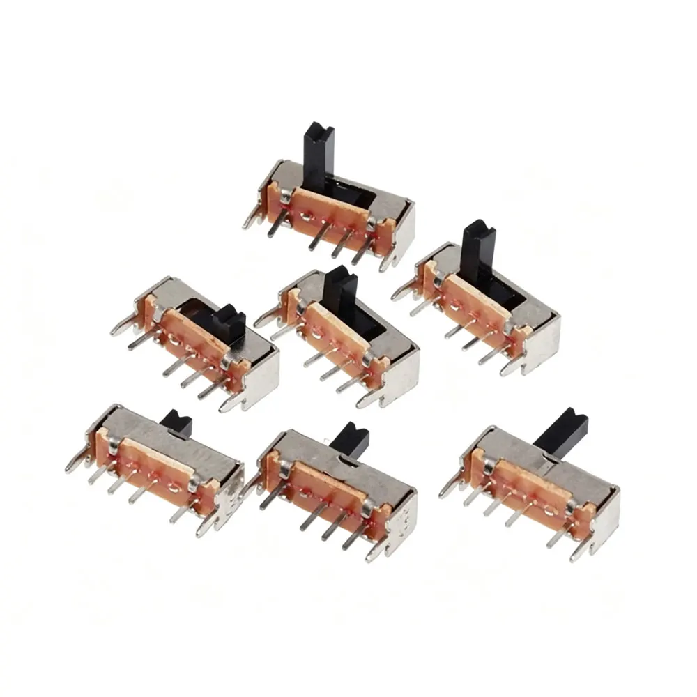 20pcs SK13D07 SS-13D07V G3 G4 G5 3mm 4mm 5mm Position SPDT 1P3T 6 Pin PCB Panel Mini Vertical Slide Switch SS13D07 VG4