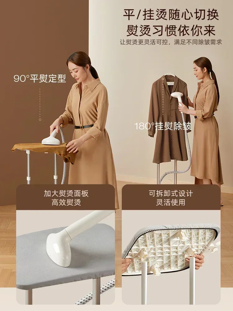 리틀 베어 가정용 행잉 다림질 기계, 더블 로드 스팀 다림질 기계, 의류 다리미 플랫 행잉 수직 핸드헬드