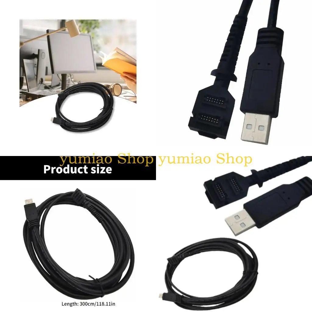 

587b 10ft IDC 14PIN до USB2.0. Зарядный кабель для мужчин для VX805 VX820