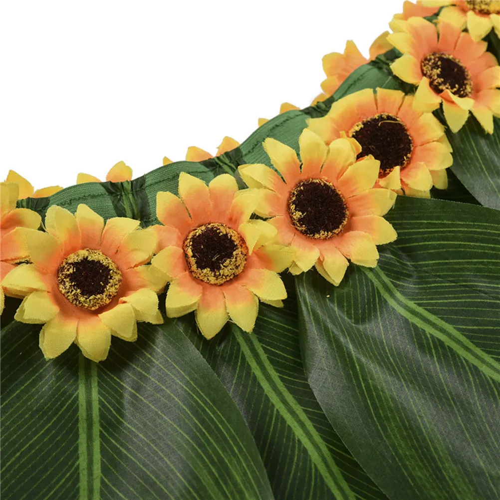 

Набор из 5 предметов для гавайской вечеринки: юбка из травы хула, 2 браслета, 1 ожерелье, 1 повязка на голову, тропический наряд для вечеринки в стиле луау или пляжной тематики.