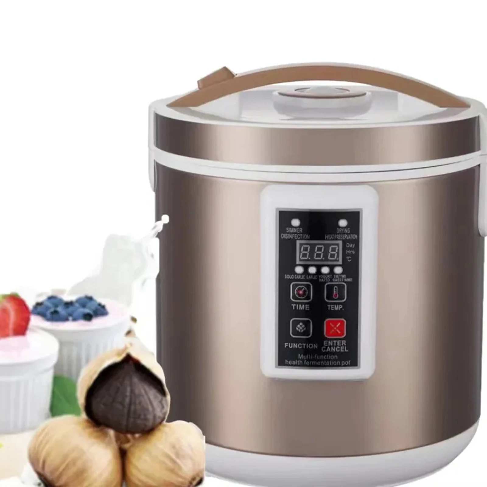 7.5L  Black Garlic Fermenter Electric Garlics Smart Fermentation Machine Automatic Zymolysis Zymosis Pot Natto Yogurt Maker EU