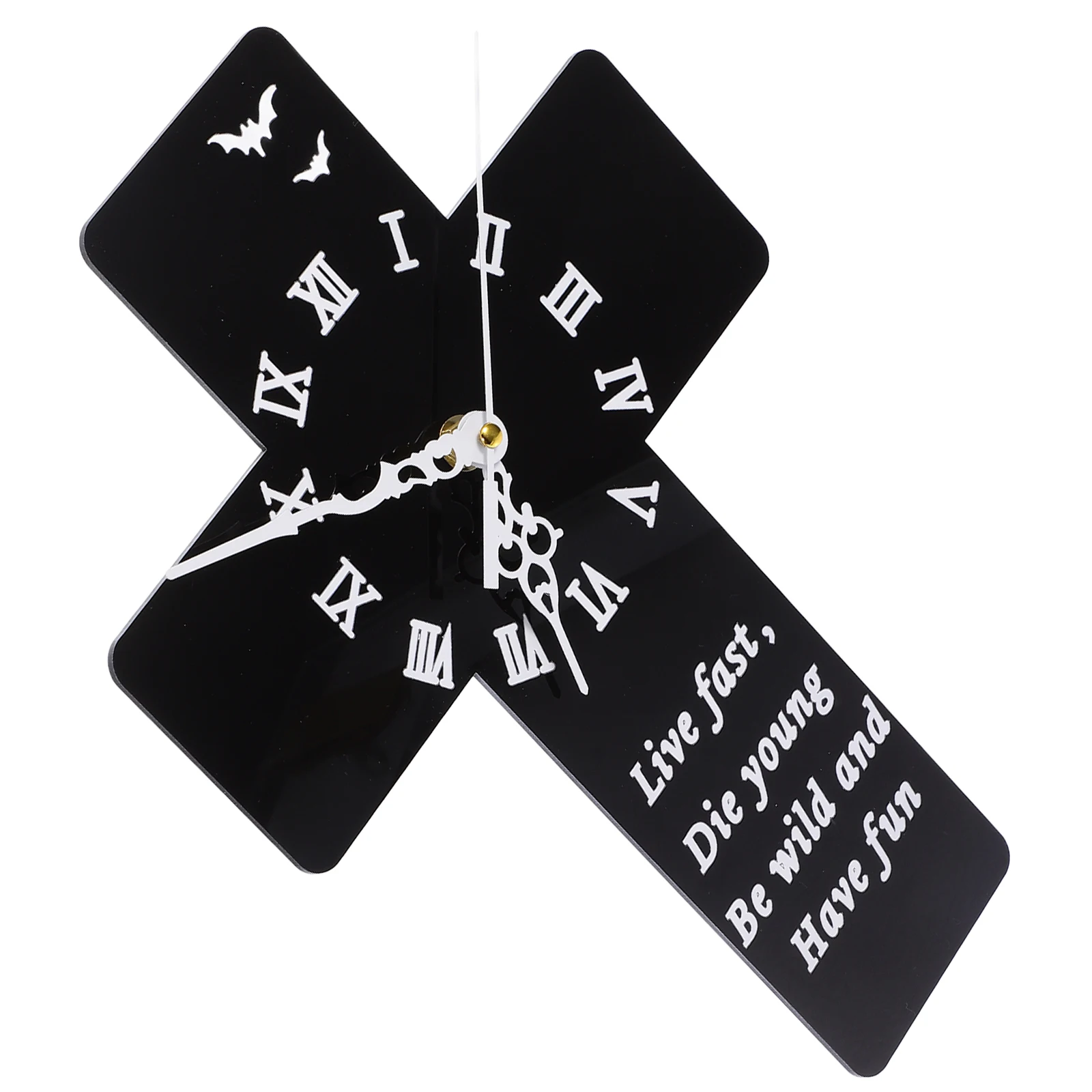 

Cross Clock Acrylic Home Hanging Decor Square Bedroom Office Wall Clocks For Home Decorative Wall Hanging Clock Reliable