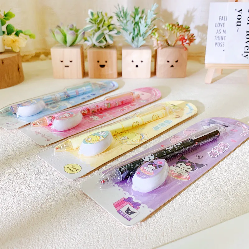 Imagem -04 - Sanrio Invisible Marker Highlighter For Children Secret Memorizing Pen Mensagem Secreta Artefato Papelaria Novo 24 Pcs