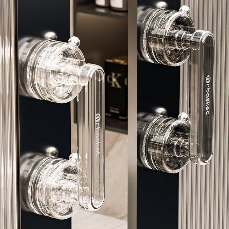 Suction Cup Glass Door Handle, No Punching, Bathroom Sliding Door, Strong Armrest, Window Cabinet Door, Refrigerator Handle