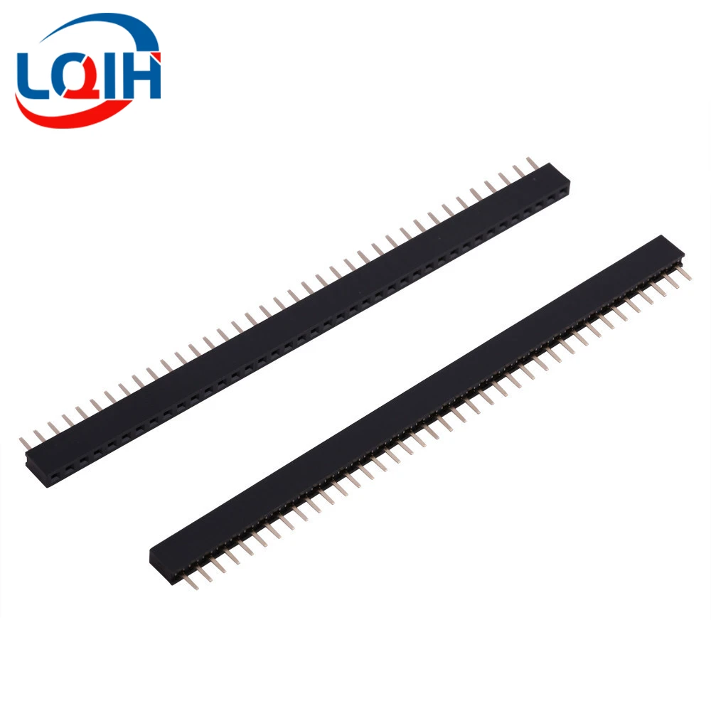 5CS Pitch 2.0Mm 1X40 2X40 Pin Enkele Dubbele Rij Rechte Hoek Rechte Smt Smd Ronde vrouwelijke Header Connector