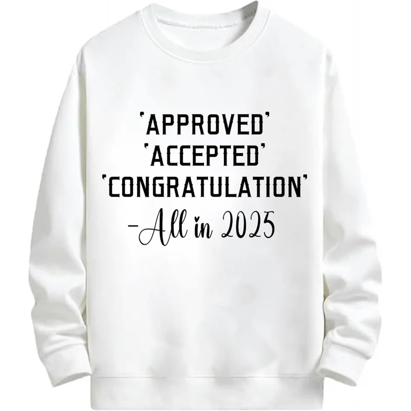 2025 New Year women's pullover approved to accept congratulatory sportswear