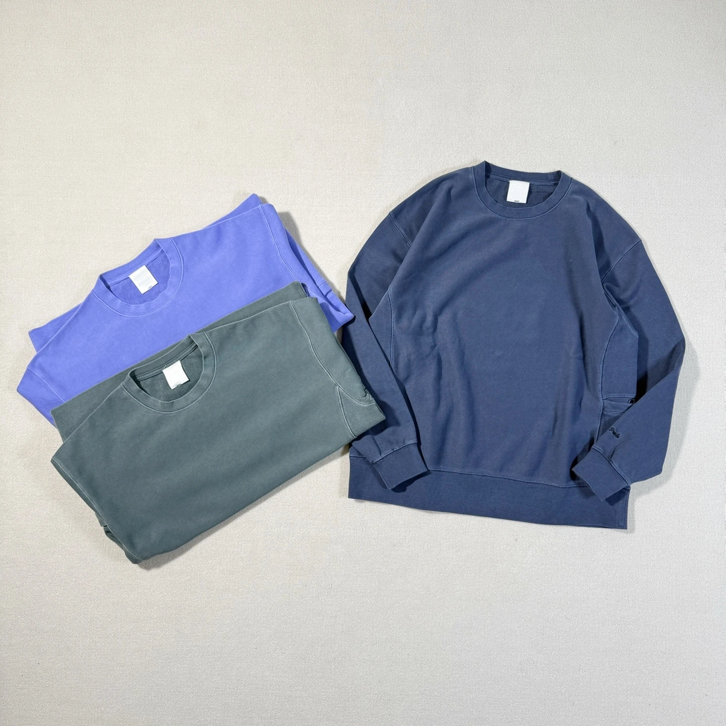 

Мужская повседневная толстовка Snow 25AW из чистого хлопка с круглым вырезом, двойной стиркой, комфортная и дышащая