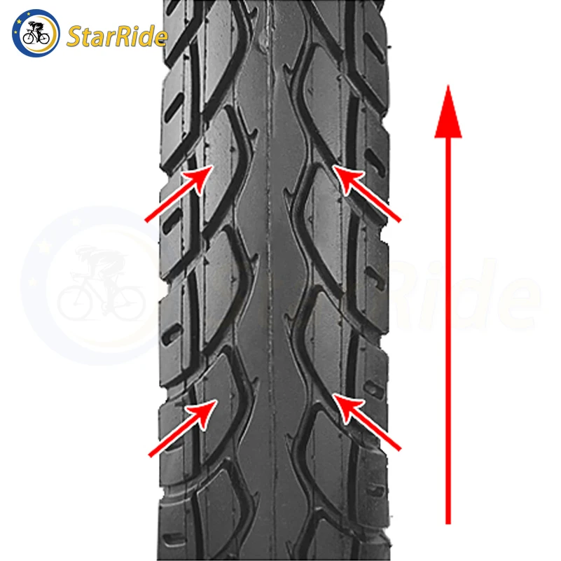 14x2.125(54-254) Inner and Outer Tire for KUGOO V1 B2 Electric Bike Parts 14*2.125 Front Wheel 14 Inch E-Bike Tyre Accessories