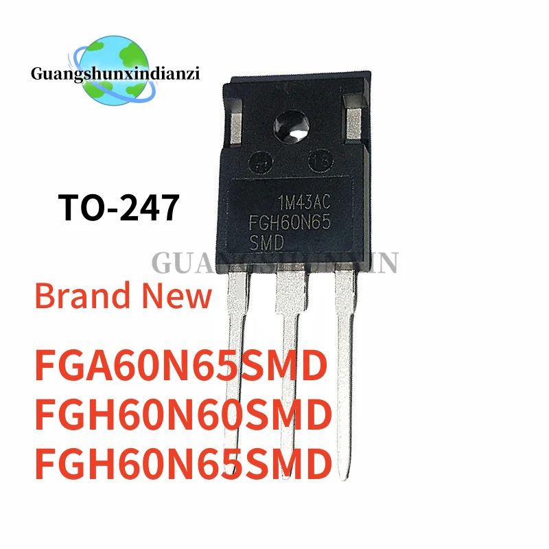 5 uds nuevo FGA60N65SMD FGH60N60SMD FGH60N65SMD 60N65SMD 60N60SMD 60N65 60N60 TO-247 TO247 en Stock