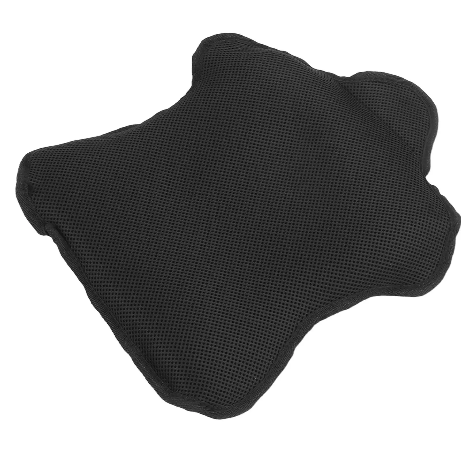 Motorcycle Gel Cushion Pad Shock Absorption Air Cooling for cruiser Touring - Easy Installation, Black