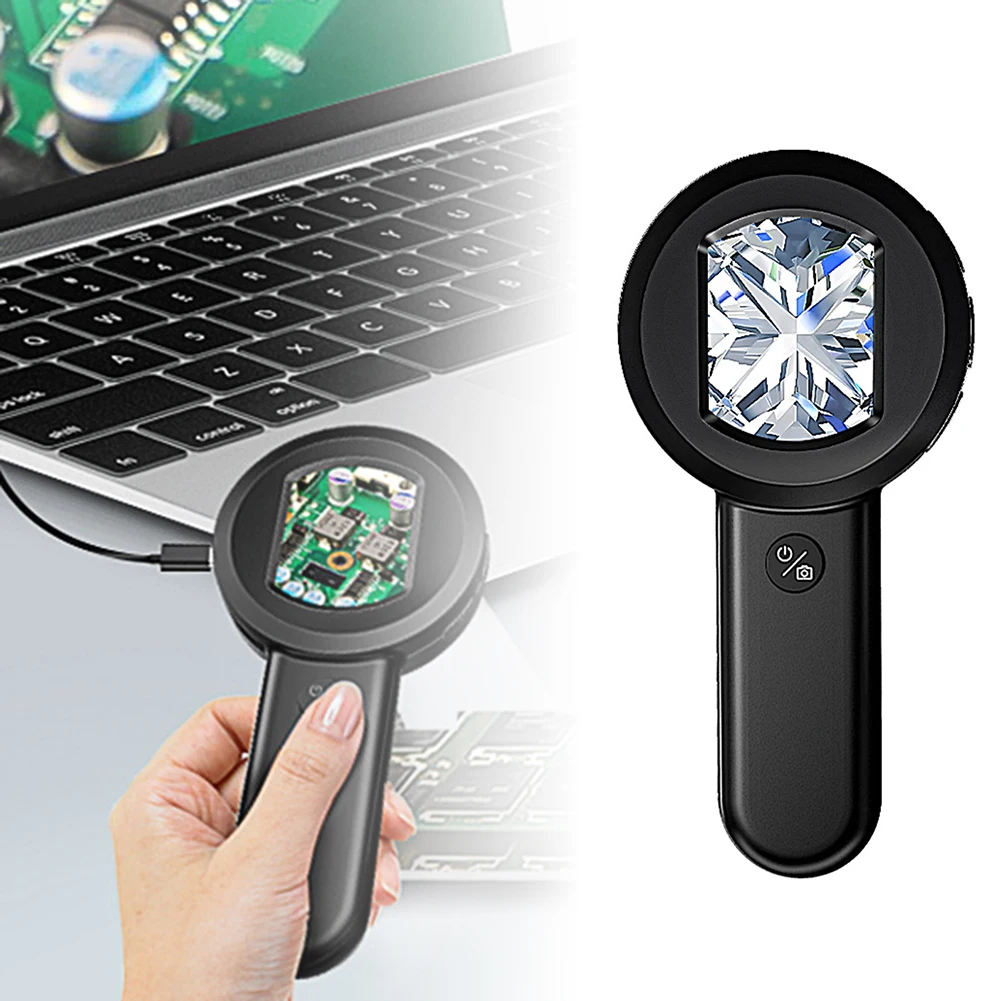 Handheld Digital Microscope With 2inch Screen With Camera Function Magnifier Tools Accessories Superior Quality