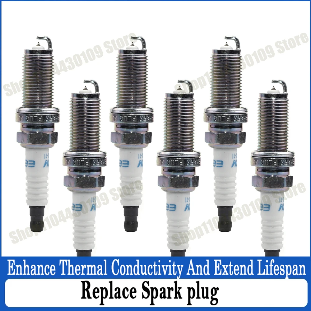 

1/4/5/6Pcs Iridium Spark Plug LFR6AIX-11 For VOLVO S40 S60 S80 XC60 XC70 XC90 TOYOTA 4 RUNNER FJ CRUISER SUBARU FORESTER LEXUS