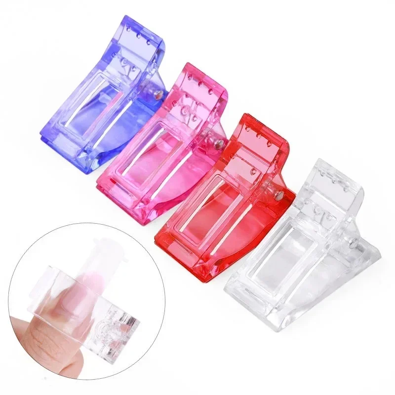 Nail Clips Acrylic Extension Forms Nail Quick Fingernail Extension UV Assistant Tools Nail Tips Clips Nail Art Mold Fixing Clip