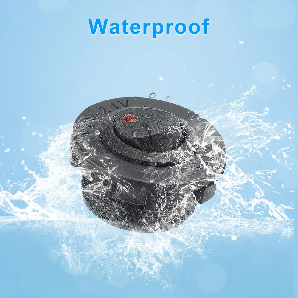 ON/OFF Round Rocker Toggle LED Switch 3 Pin 12V 20A Car Dashboard Dash Boat Truck Push Button Switchs Socket Car Accessories